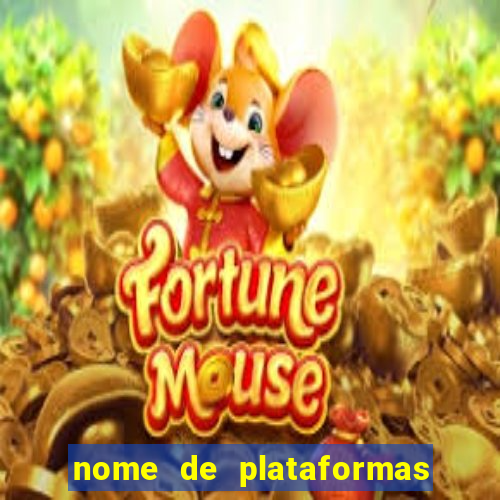 nome de plataformas de jogos